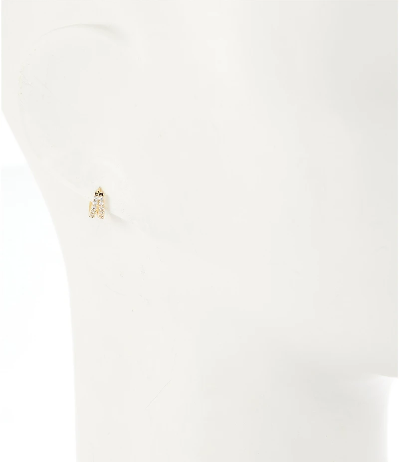 Anna & Ava Waterproof Cubic Zirconia Hoop Earring Set