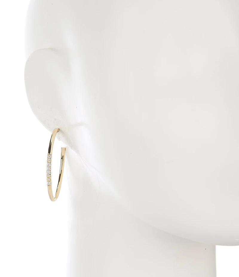 Anna & Ava Waterproof Cubic Zirconia Hoop Earrings