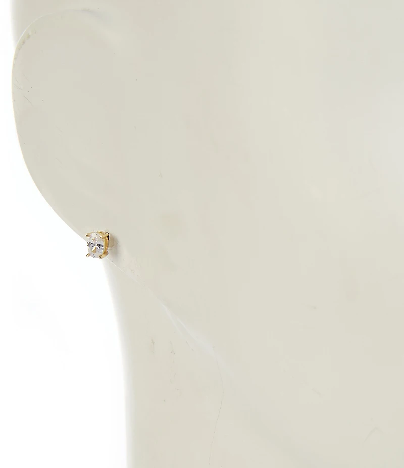 Anna & Ava Waterproof Cubic Zirconia Stone Stud Earring Set