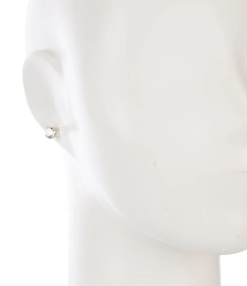 Anna & Ava Waterproof Cubic Zirconia Stone Stud Earrings