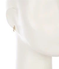 Anna & Ava Waterproof Cubic Zirconia Stones Double Hoop Earrings