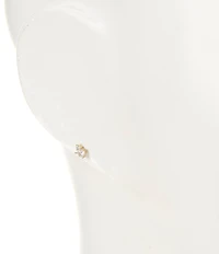 Anna & Ava Waterproof CZ Stones Stud & Hoop Earring Set