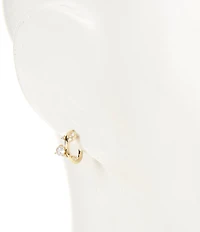 Anna & Ava Waterproof CZ Stones Stud & Hoop Earring Set