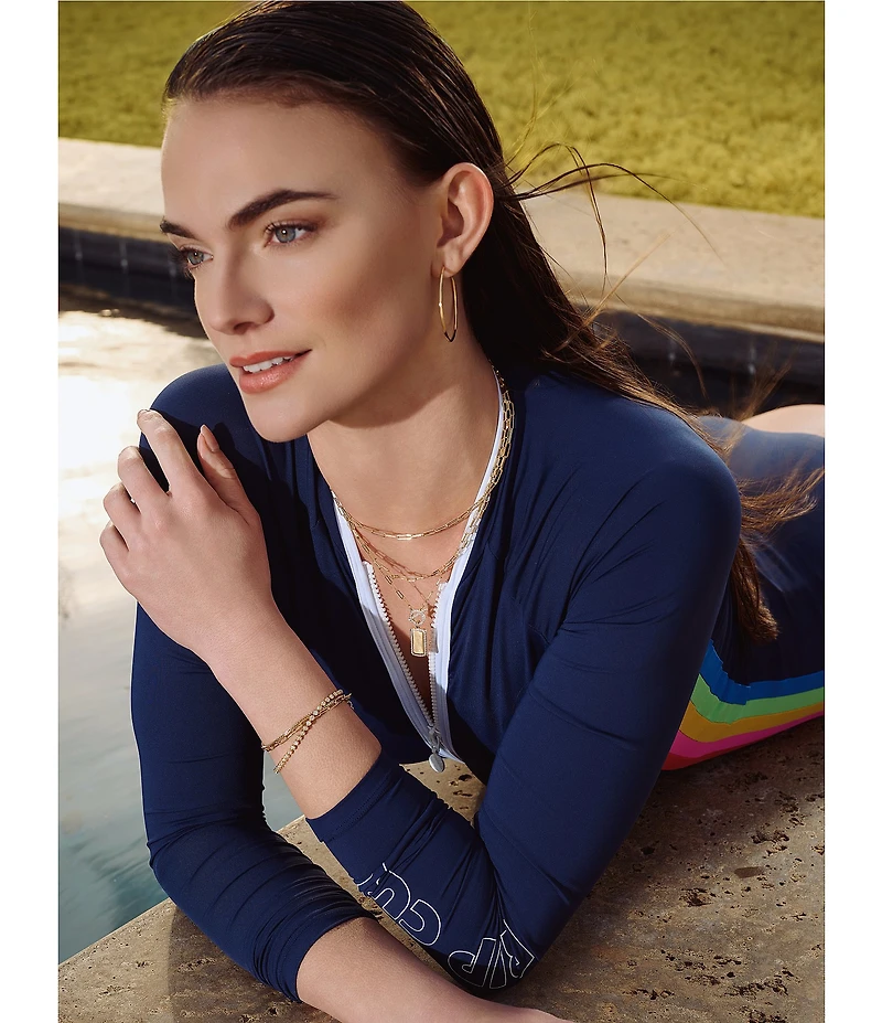 Anna & Ava Waterproof Delicate Paperclip Chain Necklace