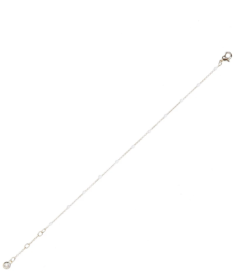 Anna & Ava Waterproof Enamel Balls Line Bracelet
