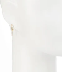 Anna & Ava Waterproof Pave Double Bar Front Back Earrings