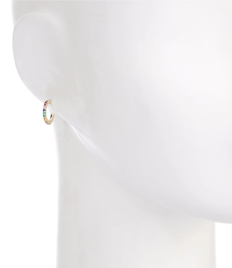 Anna & Ava Waterproof Pave Hoop Earring Set