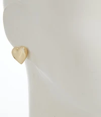 Anna & Ava Waterproof Puffy Heart Stud Earrings