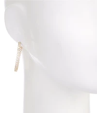 Anna & Ava Waterproof Rhinestone Hoop Earrings