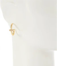 Anna & Ava Waterproof Rhinestone Ring Hoop Earrings