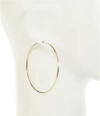 Anna & Ava Waterproof Thin Large Hoop Earrings