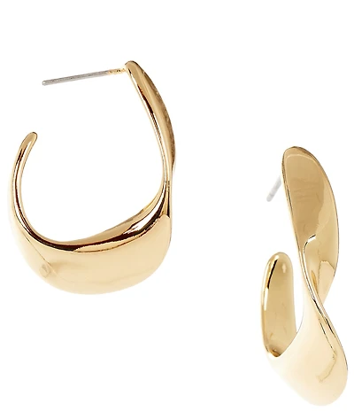 Anna & Ava Waterproof Twist Hoop Earrings
