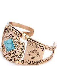 Anna & Ava Western Cross Statement Cuff Bracelet