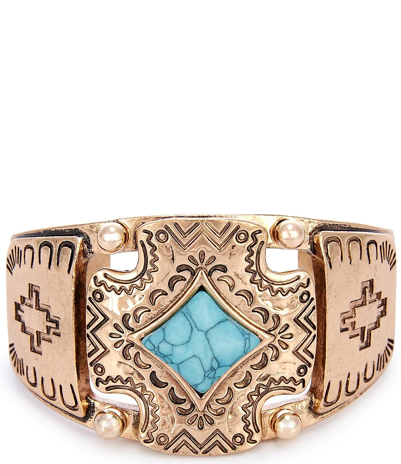 Anna & Ava Western Cross Statement Cuff Bracelet