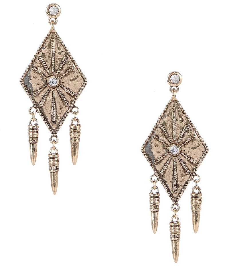 Anna & Ava Western Diamond Shakey Chandelier Earrings