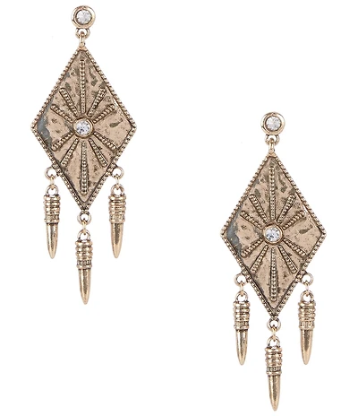 Anna & Ava Western Diamond Shakey Chandelier Earrings