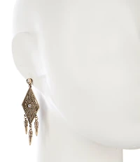 Anna & Ava Western Diamond Shakey Chandelier Earrings