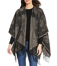 Anna & Ava Western Feathersoft Fringe Ruana