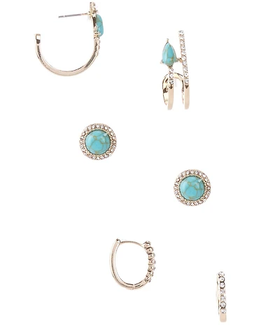 Anna & Ava Western Semi Precious Earring Set
