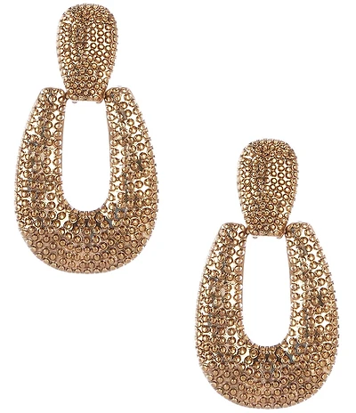 Anna & Ava Western Textured Oversized Knocker Drop Earrings