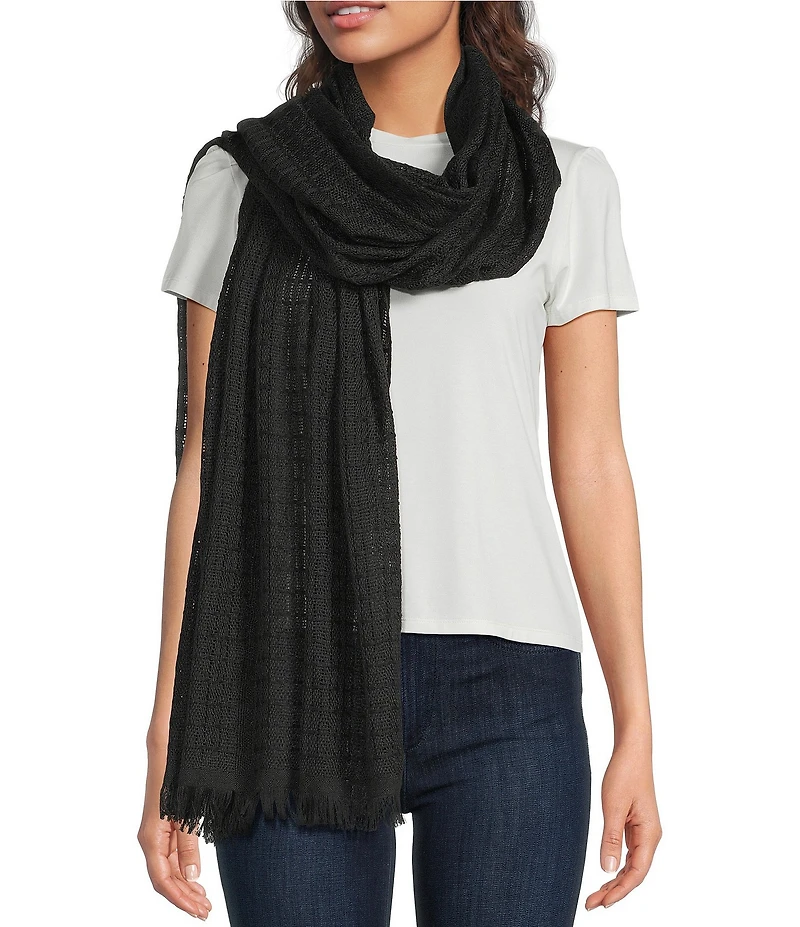Anna & Ava Windowpane Scarf Wrap