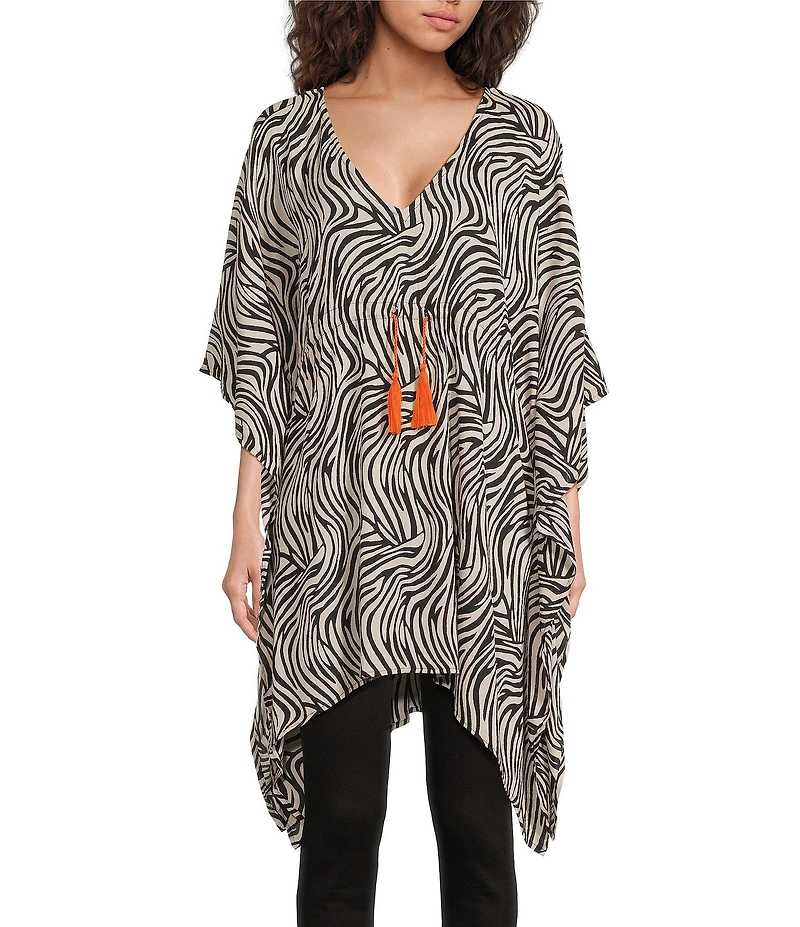 Anna & Ava Zebra Print Tunic