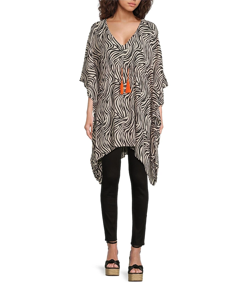 Anna & Ava Zebra Print Tunic