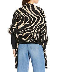 Anna & Ava Zebra Print Scarf