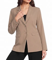 Anne Klein 2 Button Pinstripe Jacket