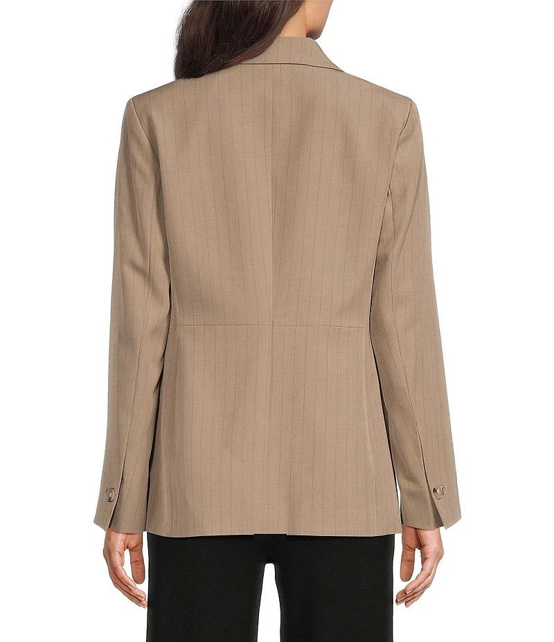 Anne Klein 2 Button Pinstripe Jacket