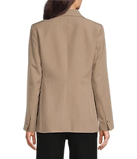 Anne Klein 2 Button Pinstripe Jacket