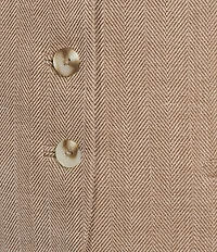Anne Klein Button Front Herringbone Vest