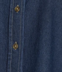Anne Klein Chambray Button Front Blouse