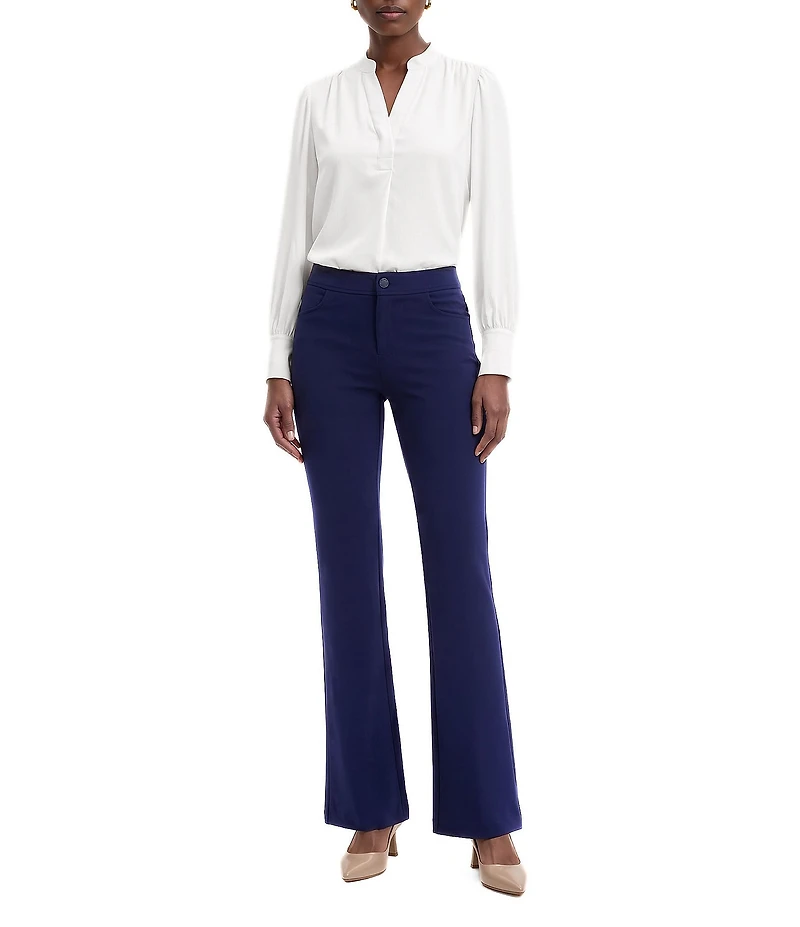 Anne Klein Compression Bootleg Trouser Pants