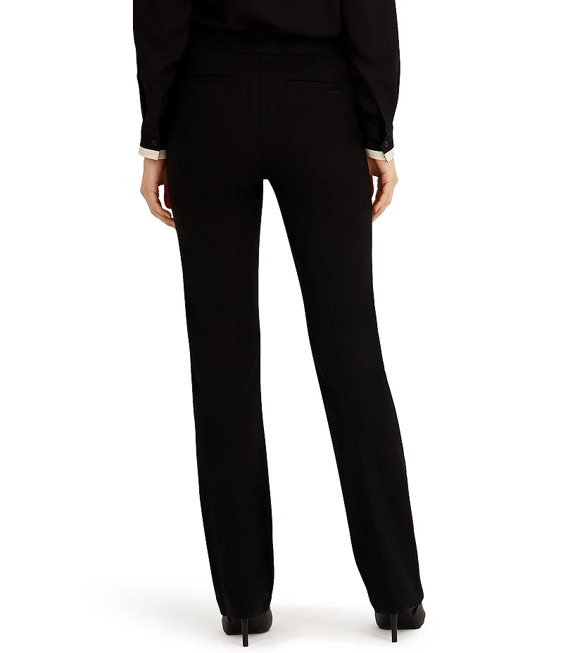 Anne Klein Compression Knit Flare Leg Pants
