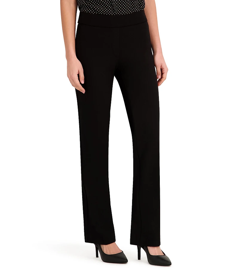 Anne Klein Compression Pull On Straight Leg Pant