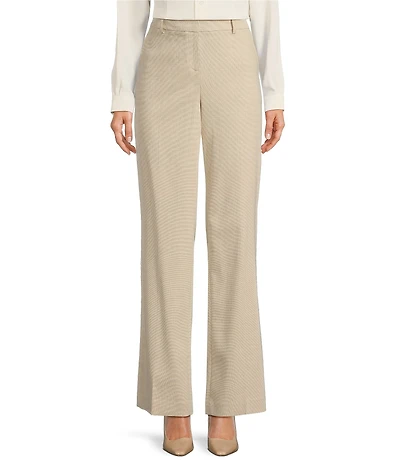 Anne Klein Crossdye Fly Front Slash Pocket Trousers