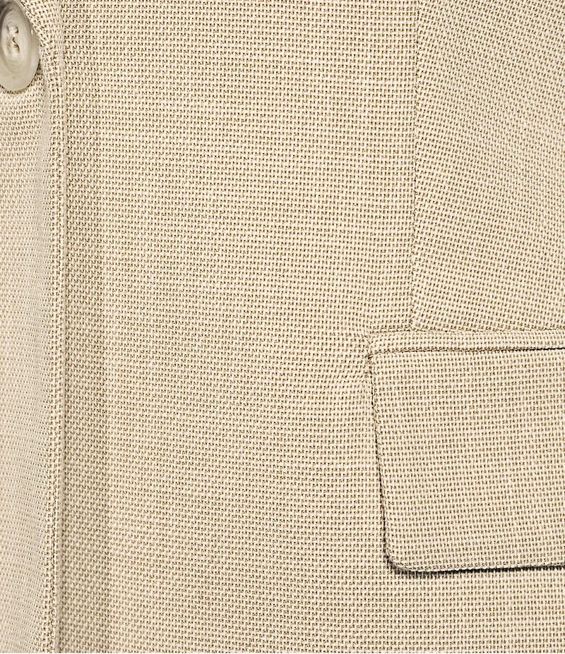 Anne Klein Crossdye Notch Collar 1-Button Vest