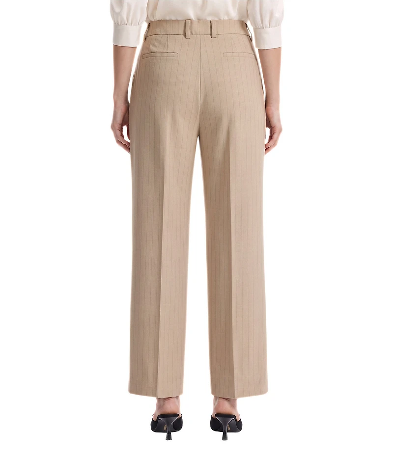 Anne Klein Flat Front Straight Ankle Length Pant