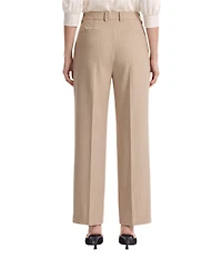 Anne Klein Flat Front Straight Ankle Length Pant