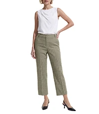 Anne Klein Flat Front Straight Ankle Coordinating Pants