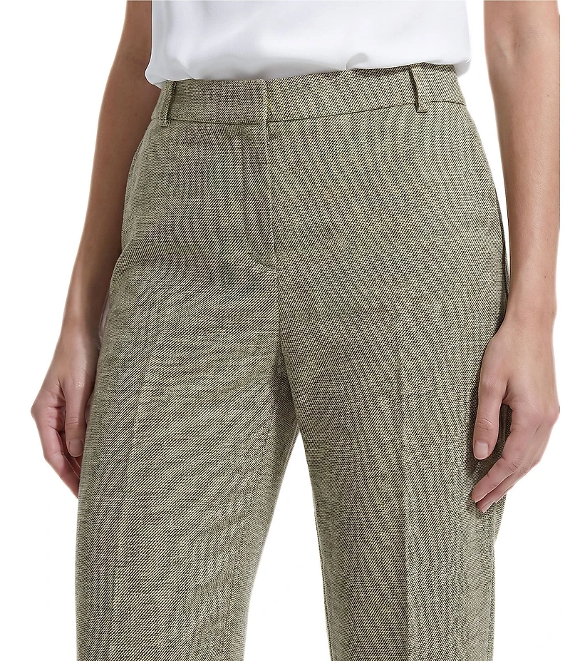 Anne Klein Flat Front Straight Ankle Coordinating Pants