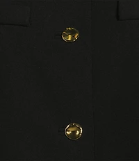 Anne Klein Four Button Vest Urban Stretch Vest