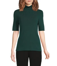 Anne Klein Half Sleeve Turtleneck Sweater