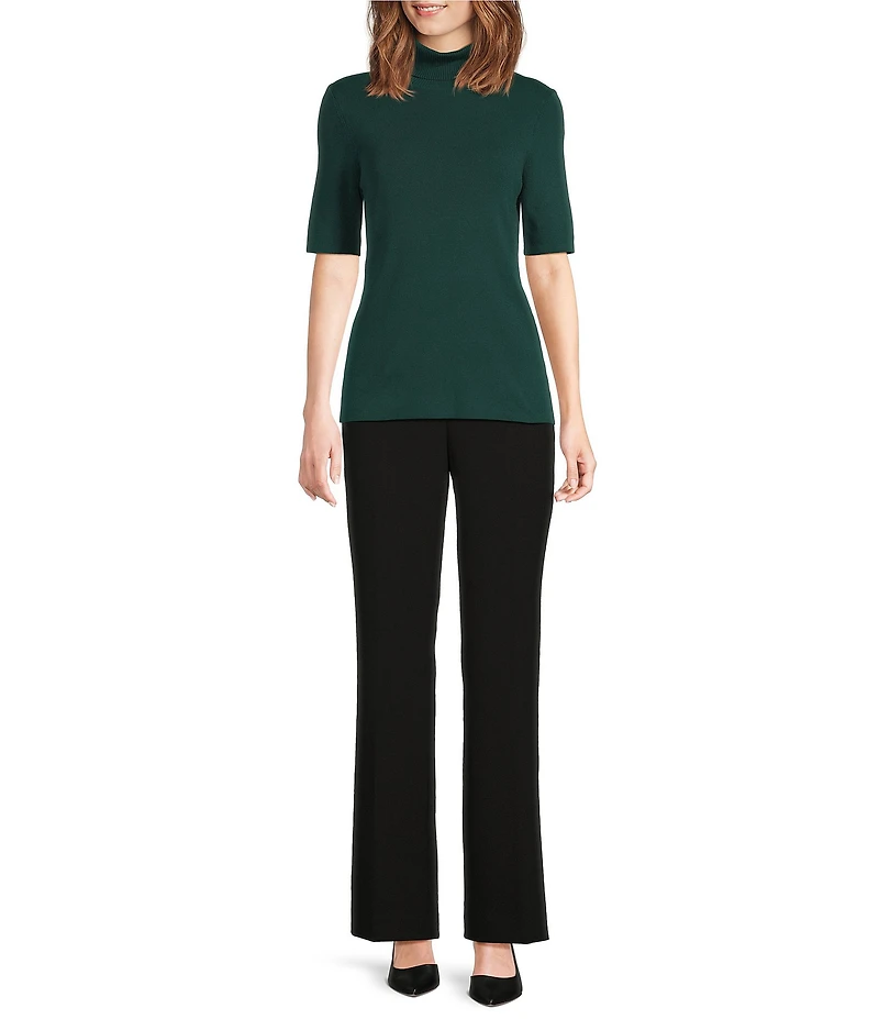 Anne Klein Half Sleeve Turtleneck Sweater