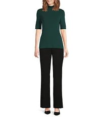 Anne Klein Half Sleeve Turtleneck Sweater