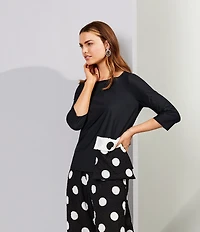 Anne Klein Herringbone Clip-On Orbital Drop Earrings