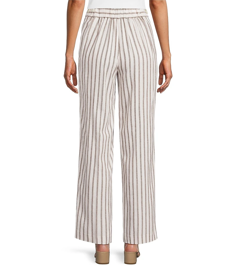 Anne Klein High Rise Pull On Wide Leg Coordinating Pants
