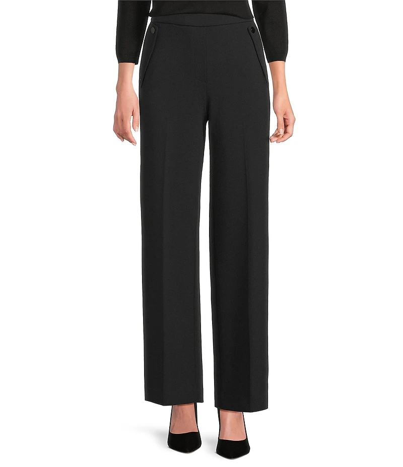 Anne Klein High Rise Wide Leg Pants