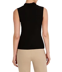Anne Klein Knit Triple Pleat Tank Top